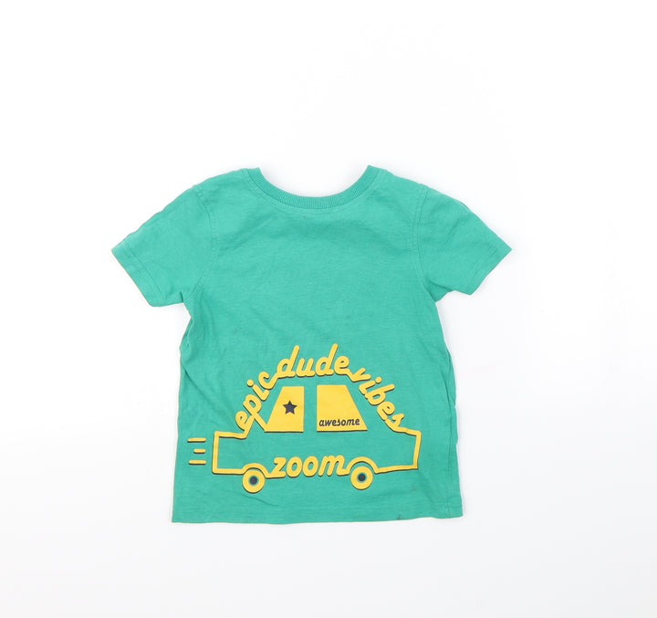 George Boys Green Basic T-Shirt Size 2 Years