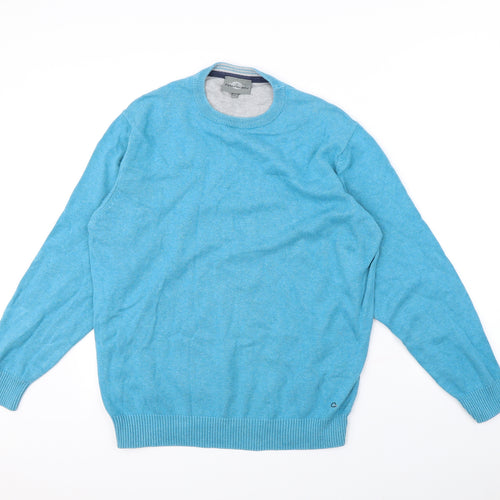 Peter Gribby Mens Blue   Pullover Jumper Size XL