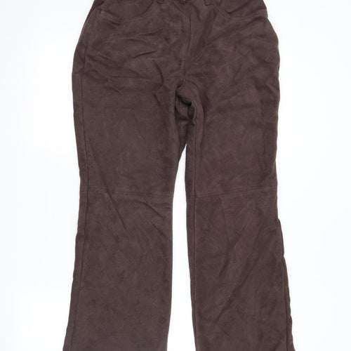 Marks and Spencer Womens Brown   Trousers  Size 10 L26 in