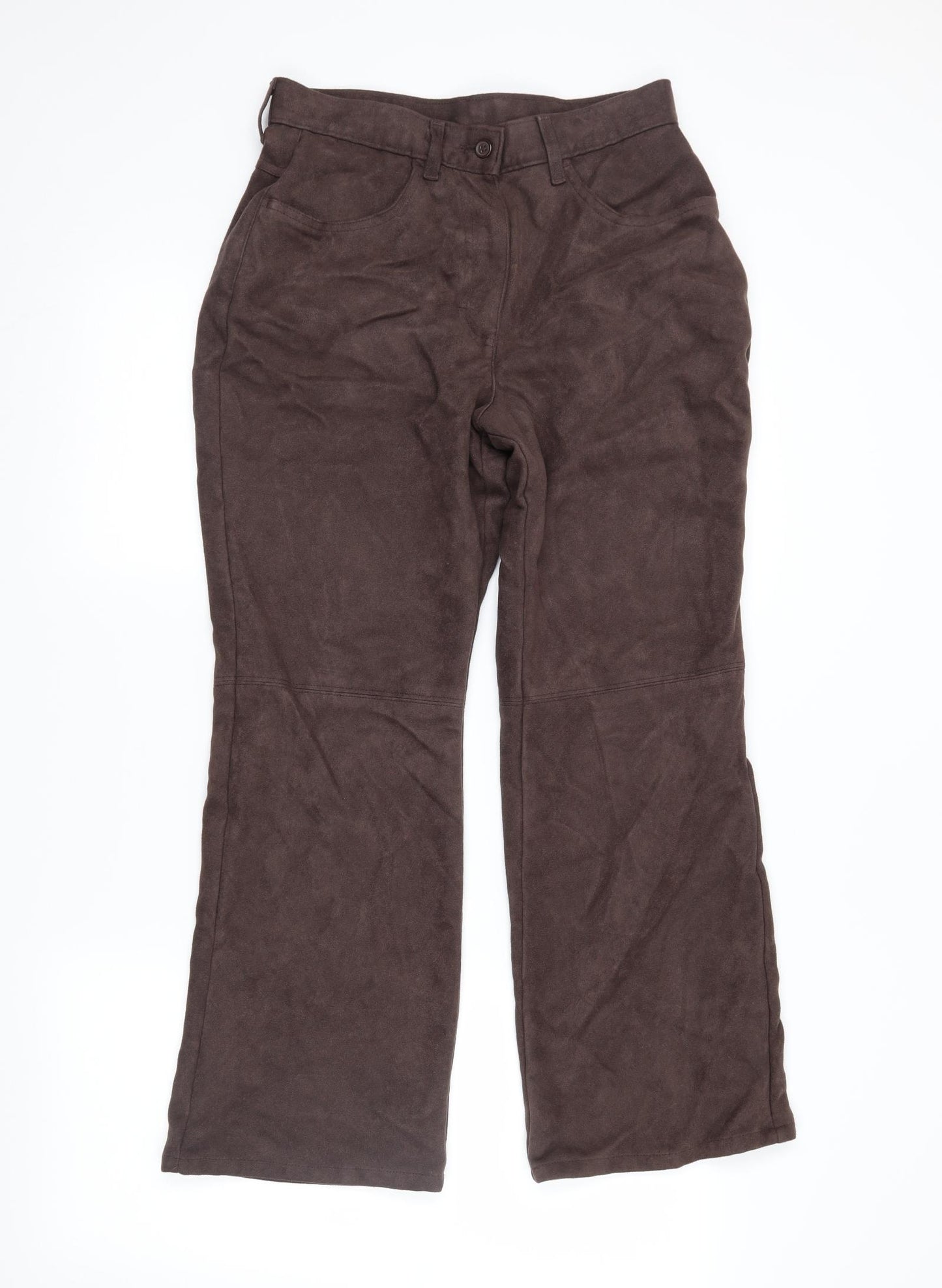 Marks and Spencer Womens Brown   Trousers  Size 10 L26 in