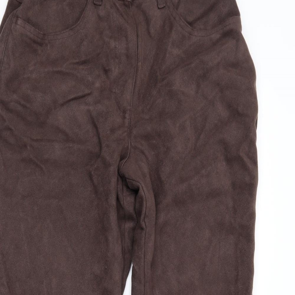 Marks and Spencer Womens Brown   Trousers  Size 10 L26 in