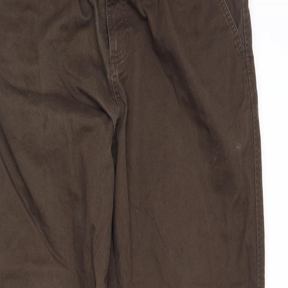 stone bay Mens Brown  Denim Straight Jeans Size 34 in L31 in