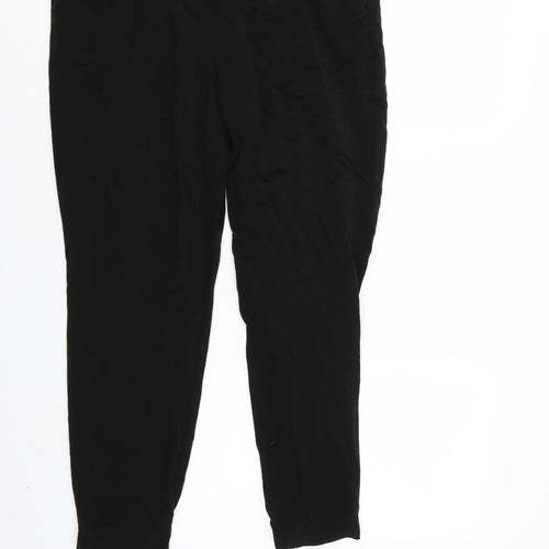 Papaya Womens Black   Jegging Trousers Size 12 L25 in