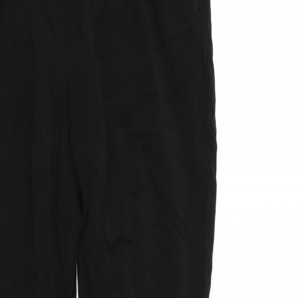 Papaya Womens Black   Jegging Trousers Size 12 L25 in