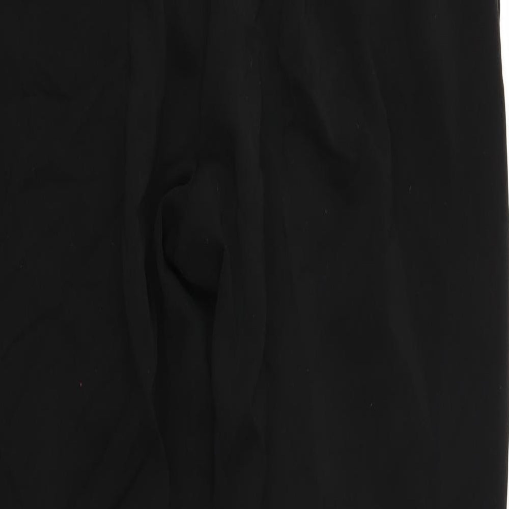 Papaya Womens Black   Jegging Trousers Size 12 L25 in