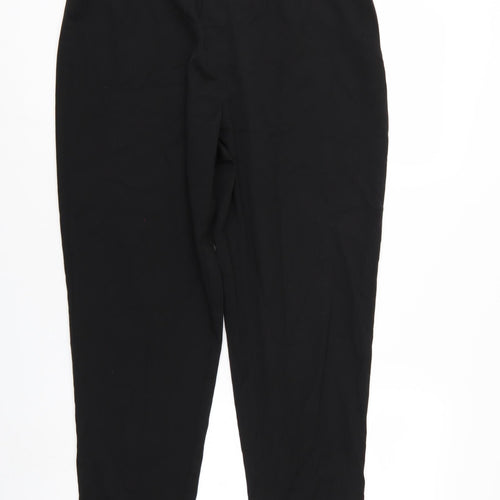 TU Womens Black   Trousers  Size 16 L25 in