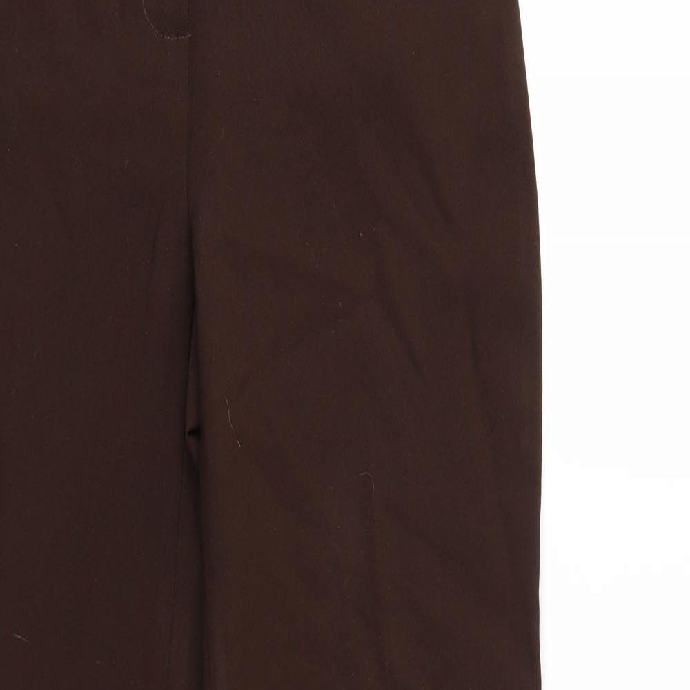 Marks and Spencer Womens Brown   Trousers  Size 8 L26 in