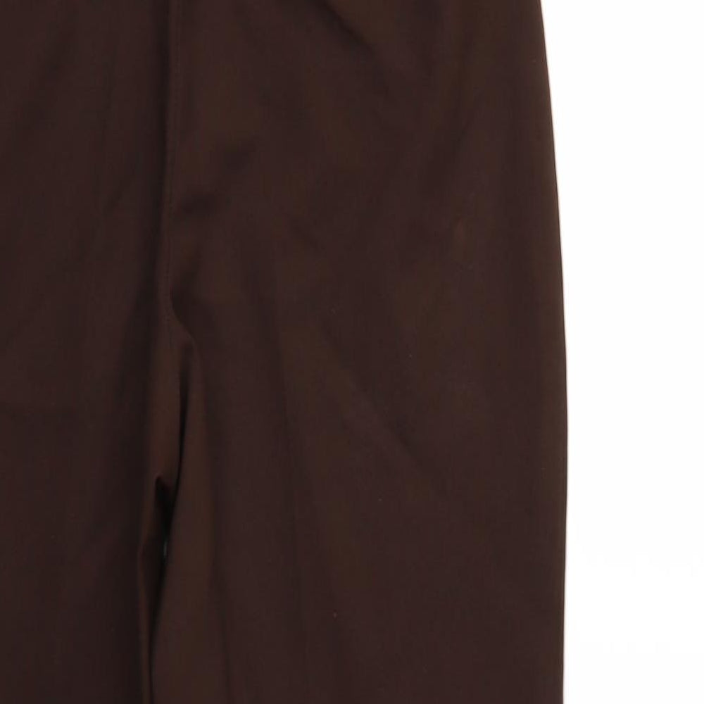 Marks and Spencer Womens Brown   Trousers  Size 8 L26 in