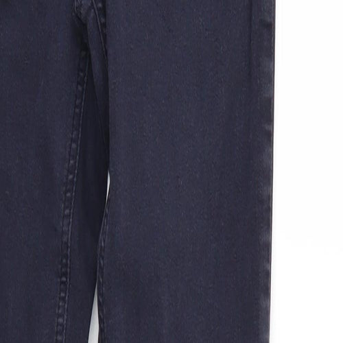Zara Womens Blue  Denim Straight Jeans Size 6 L30 in