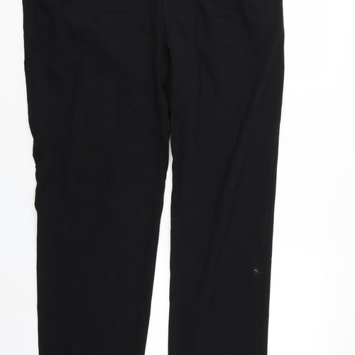 M&S Womens Black   Trousers  Size 10 L27 in