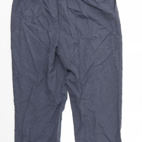 Bonmarché Womens Grey   Trousers  Size 14 L26 in - Elastic Waist