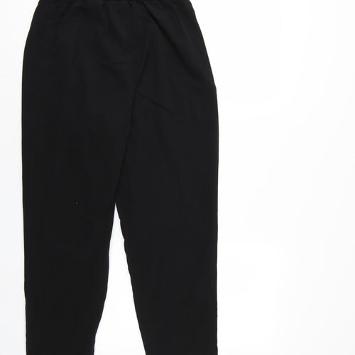 Divided Womens Black   Cropped Trousers Size 6 L24 in