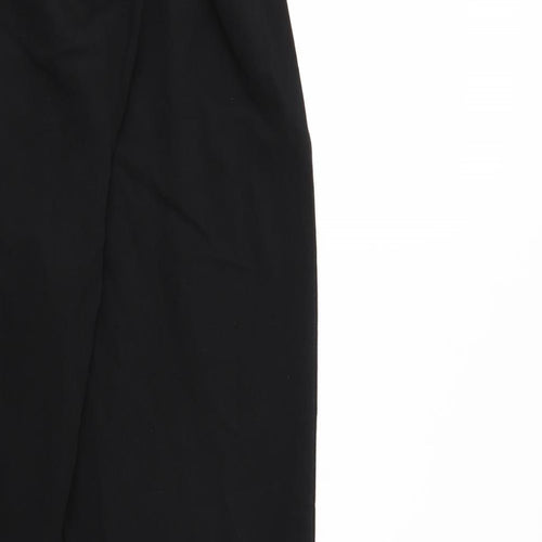 Divided Womens Black   Cropped Trousers Size 6 L24 in