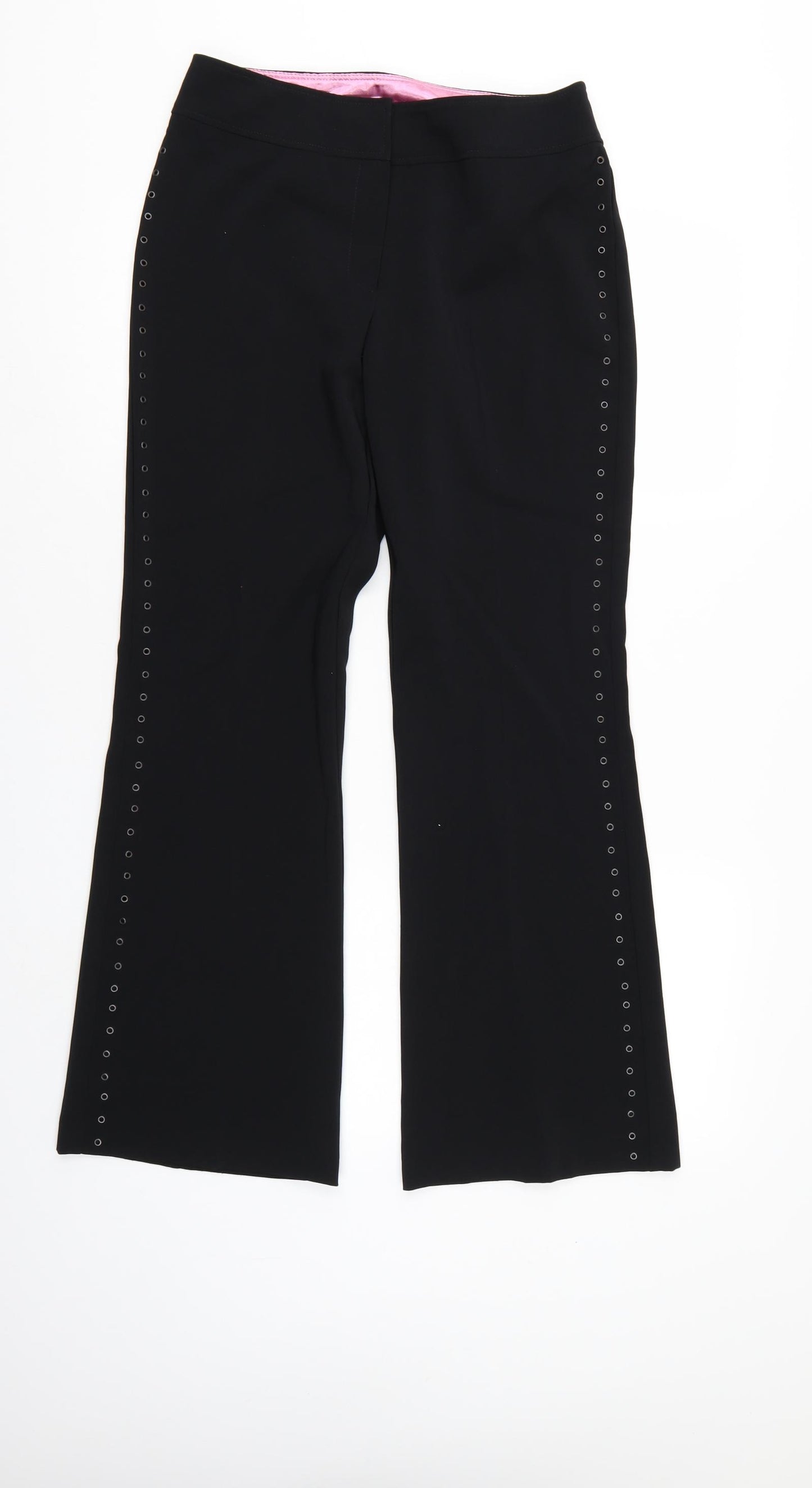 Dorothy Perkins Womens Black   Trousers  Size 10 L29 in