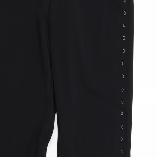 Dorothy Perkins Womens Black   Trousers  Size 10 L29 in