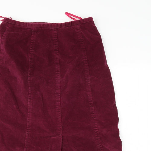 Thomo Womens Purple   A-Line Skirt Size 24 in