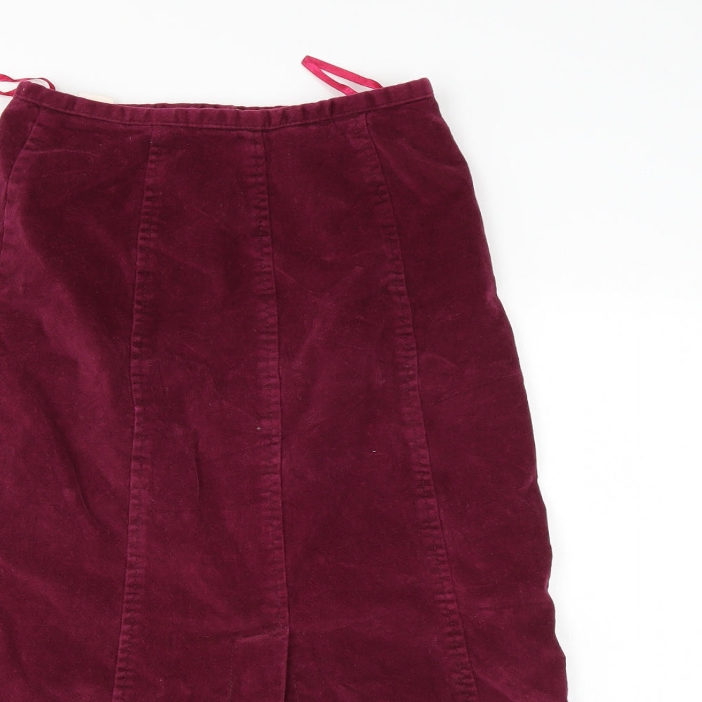 Thomo Womens Purple   A-Line Skirt Size 24 in
