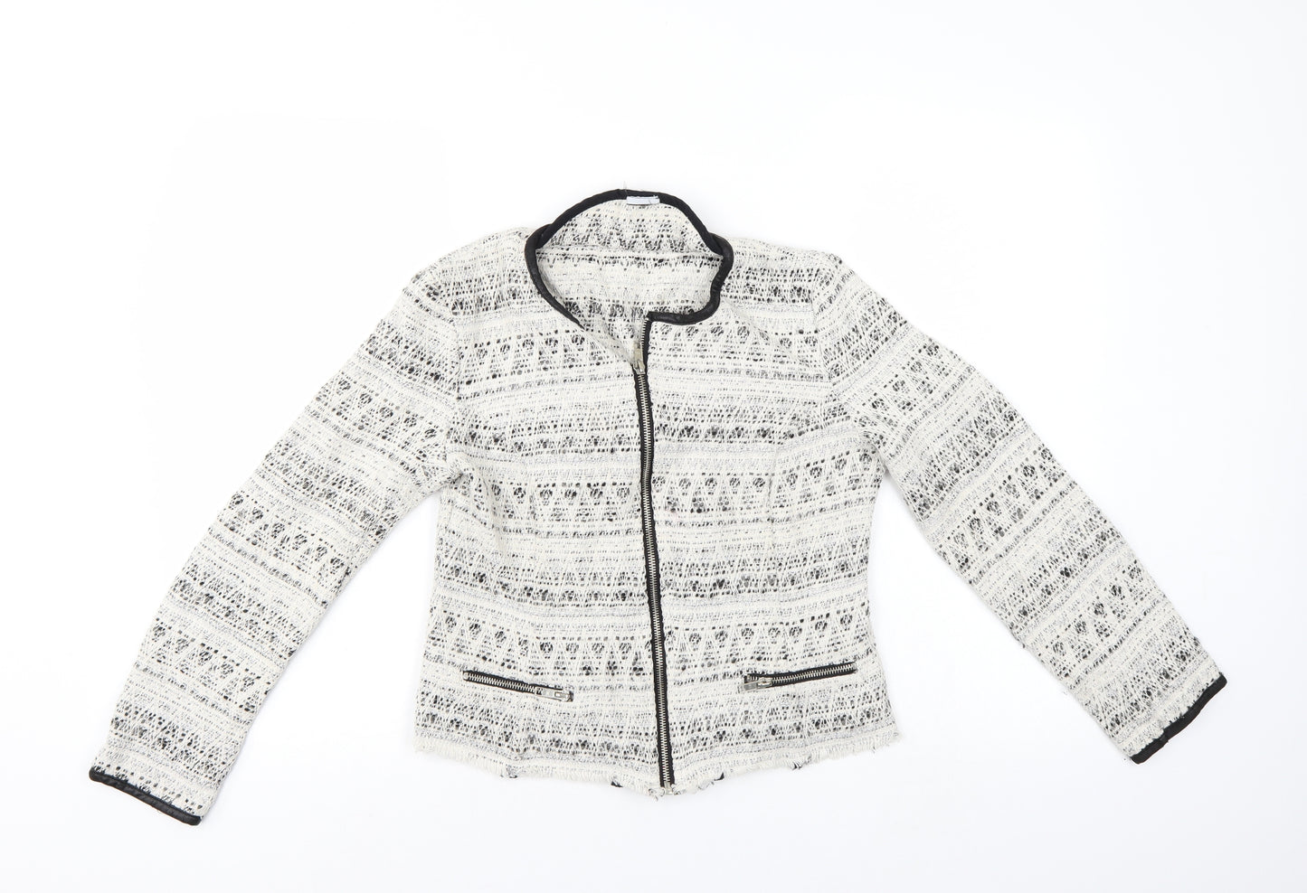 Preworn Womens White   Jacket    - distressed