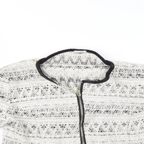 Preworn Womens White   Jacket    - distressed