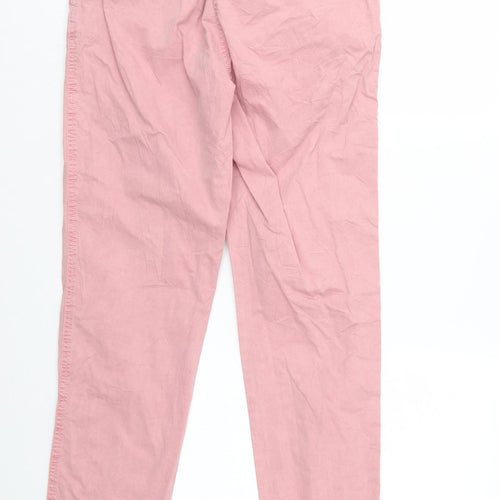 M&S Womens Pink   Straight Jeans Size 10 L27 in
