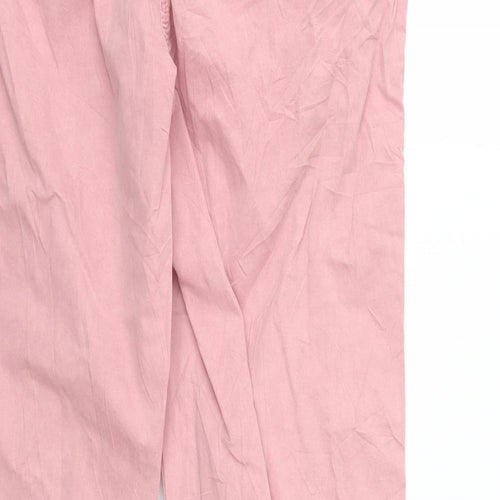 M&S Womens Pink   Straight Jeans Size 10 L27 in