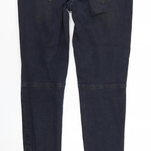 H&M Womens Black  Denim Tapered Jeans Size 10 L26 in