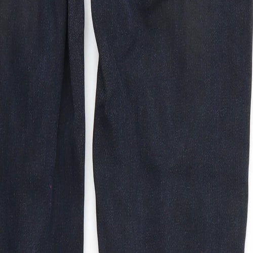 H&M Womens Black  Denim Tapered Jeans Size 10 L26 in