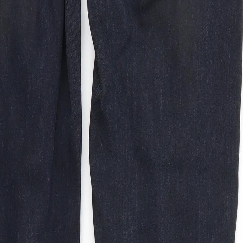 H&M Womens Black  Denim Tapered Jeans Size 10 L26 in
