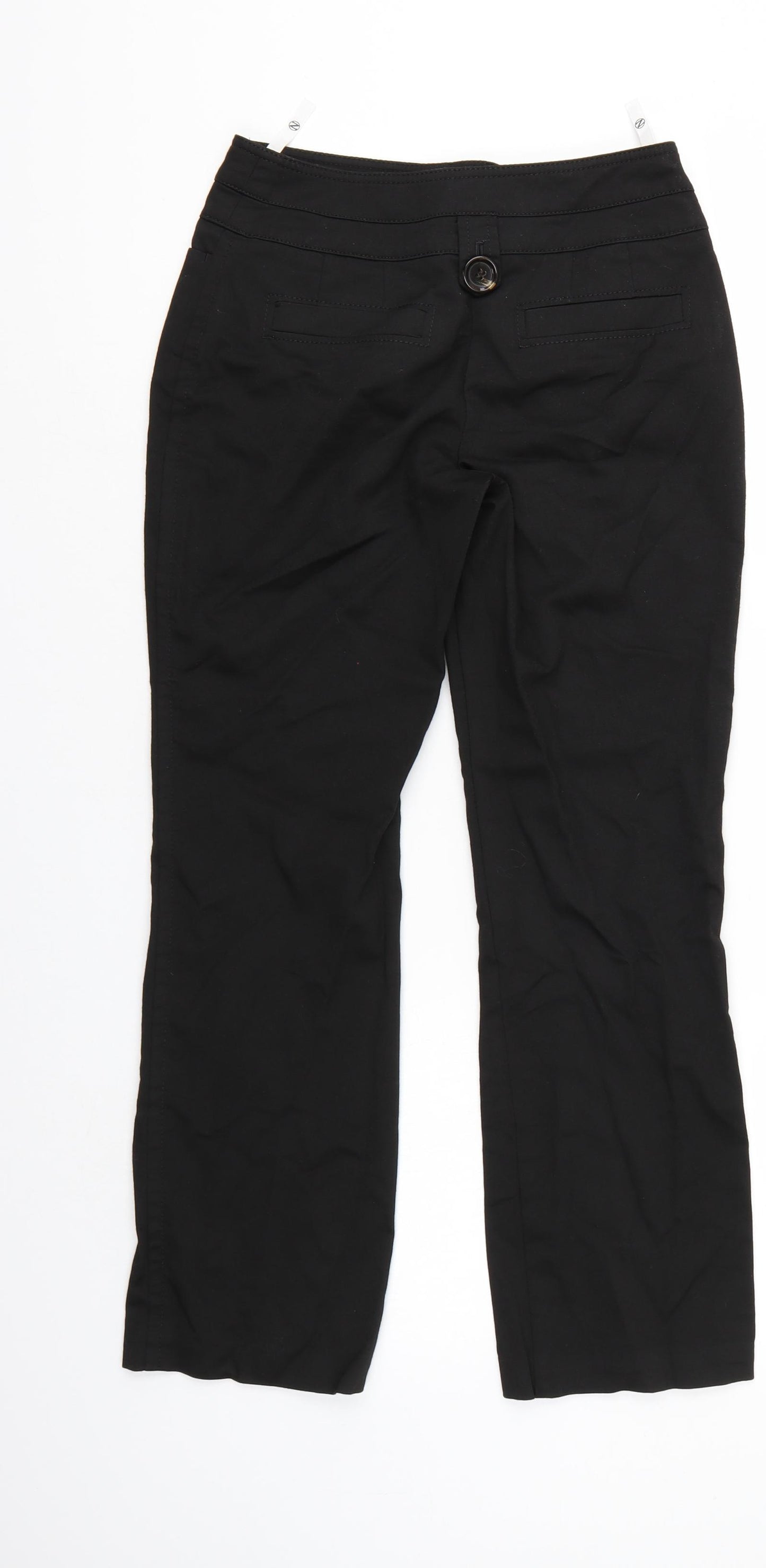 NEXT Womens Black   Trousers  Size 6 L26 in