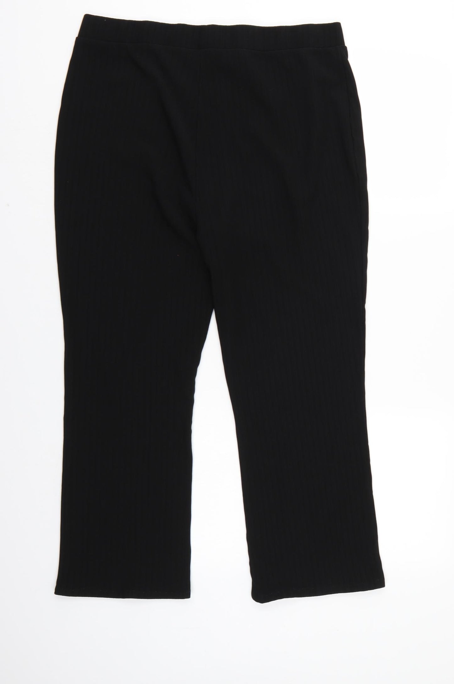 Papaya Womens Black   Trousers  Size 18 L23 in