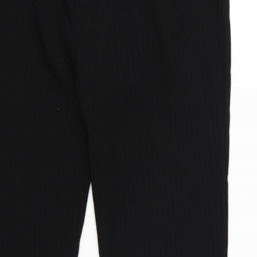 Papaya Womens Black   Trousers  Size 18 L23 in