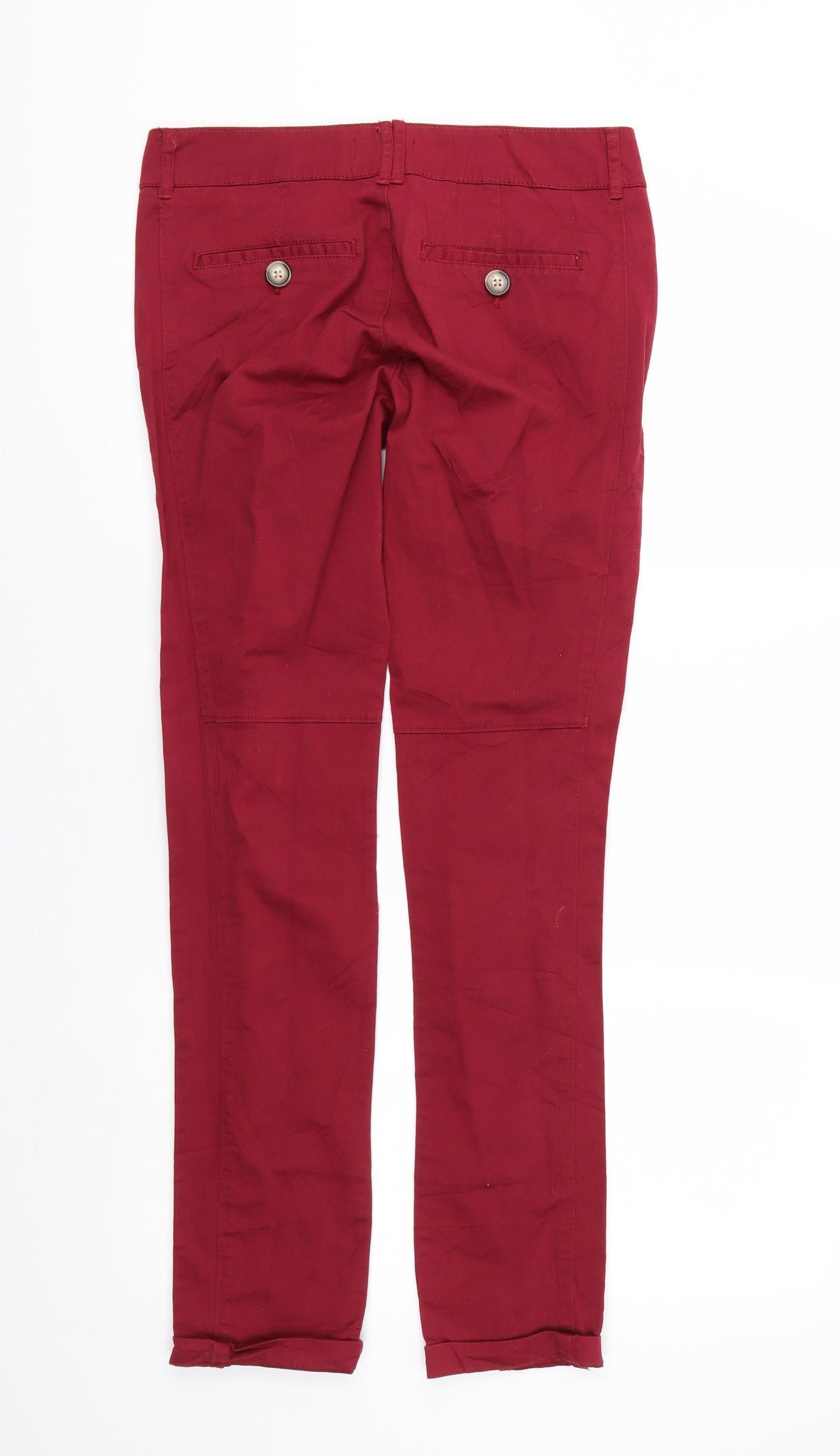 Papaya Womens Red   Straight Jeans Size 10 L29 in