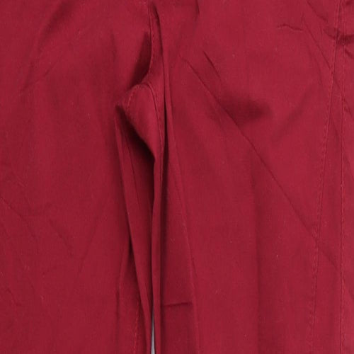 Papaya Womens Red   Straight Jeans Size 10 L29 in