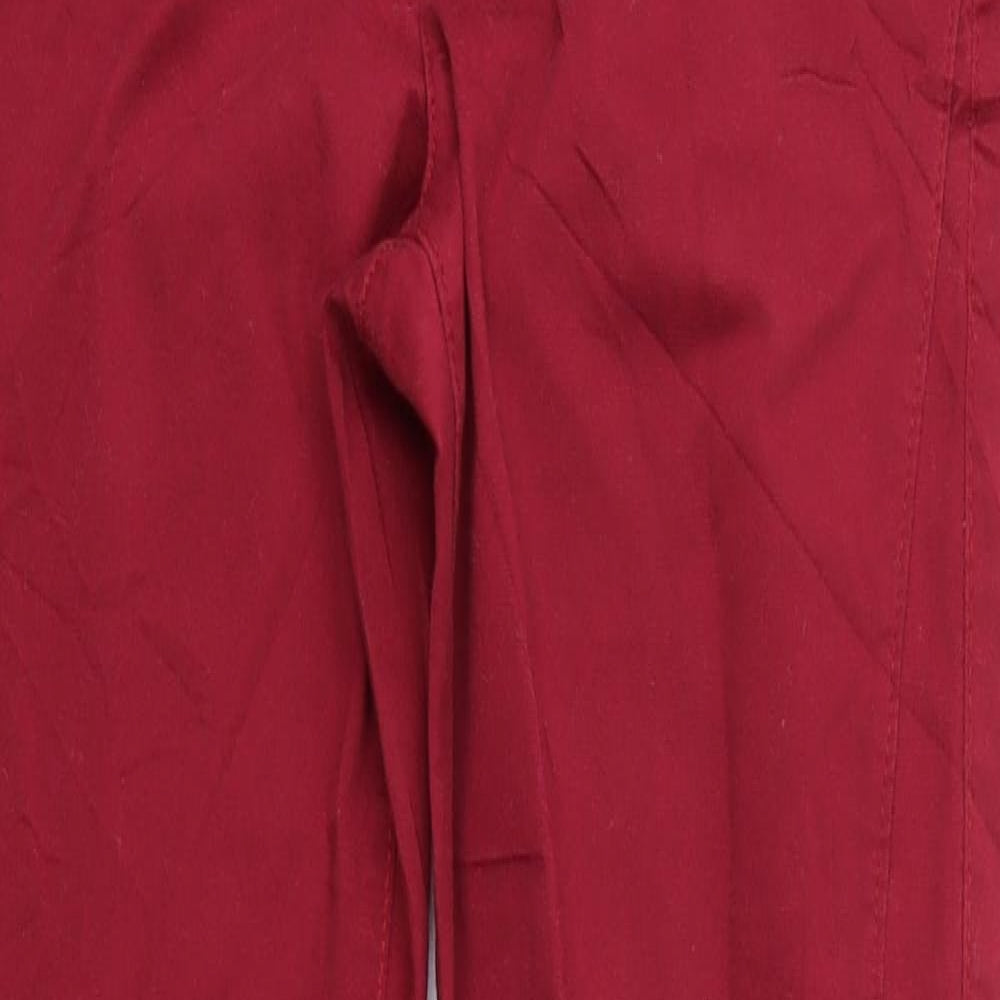 Papaya Womens Red   Straight Jeans Size 10 L29 in