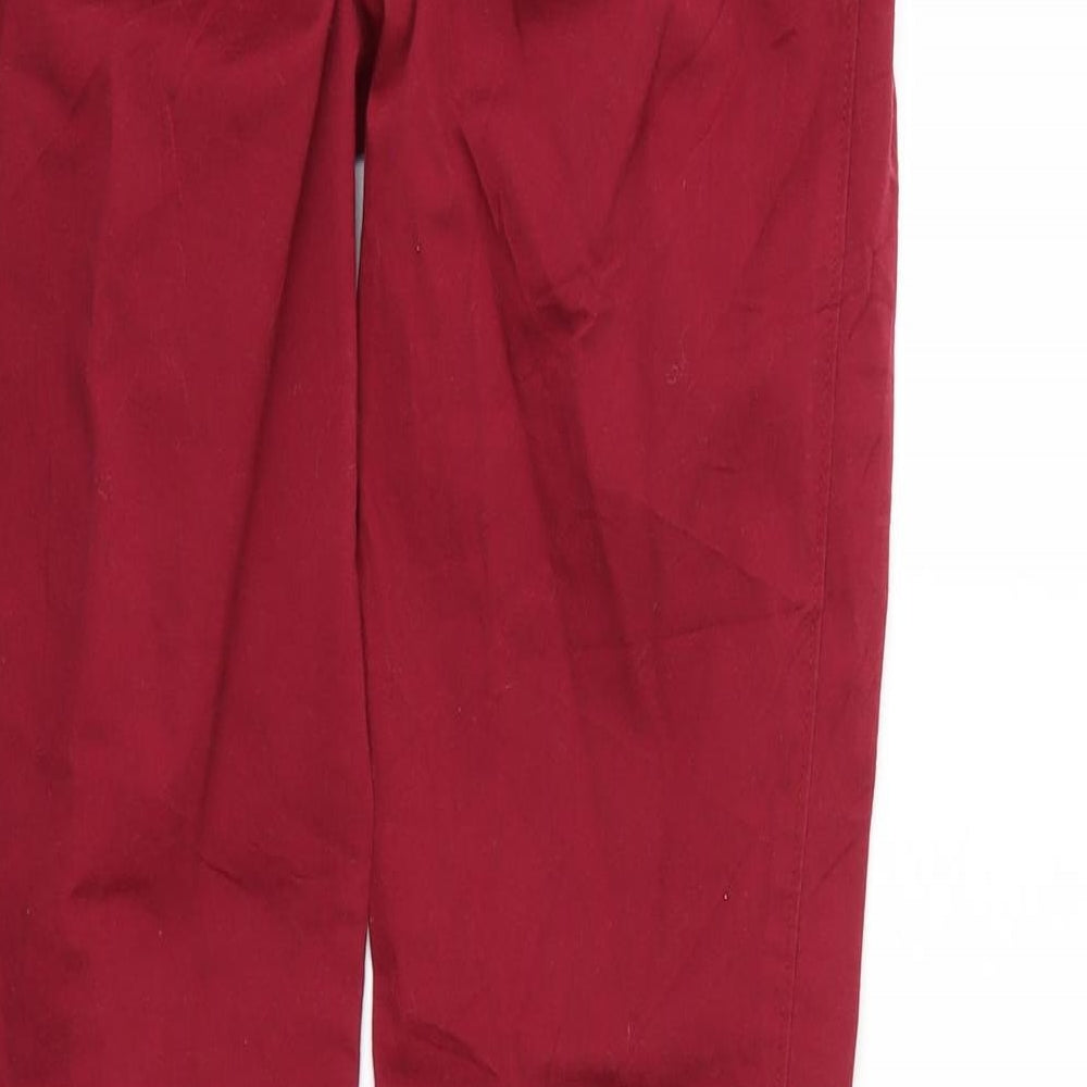 Papaya Womens Red   Straight Jeans Size 10 L29 in