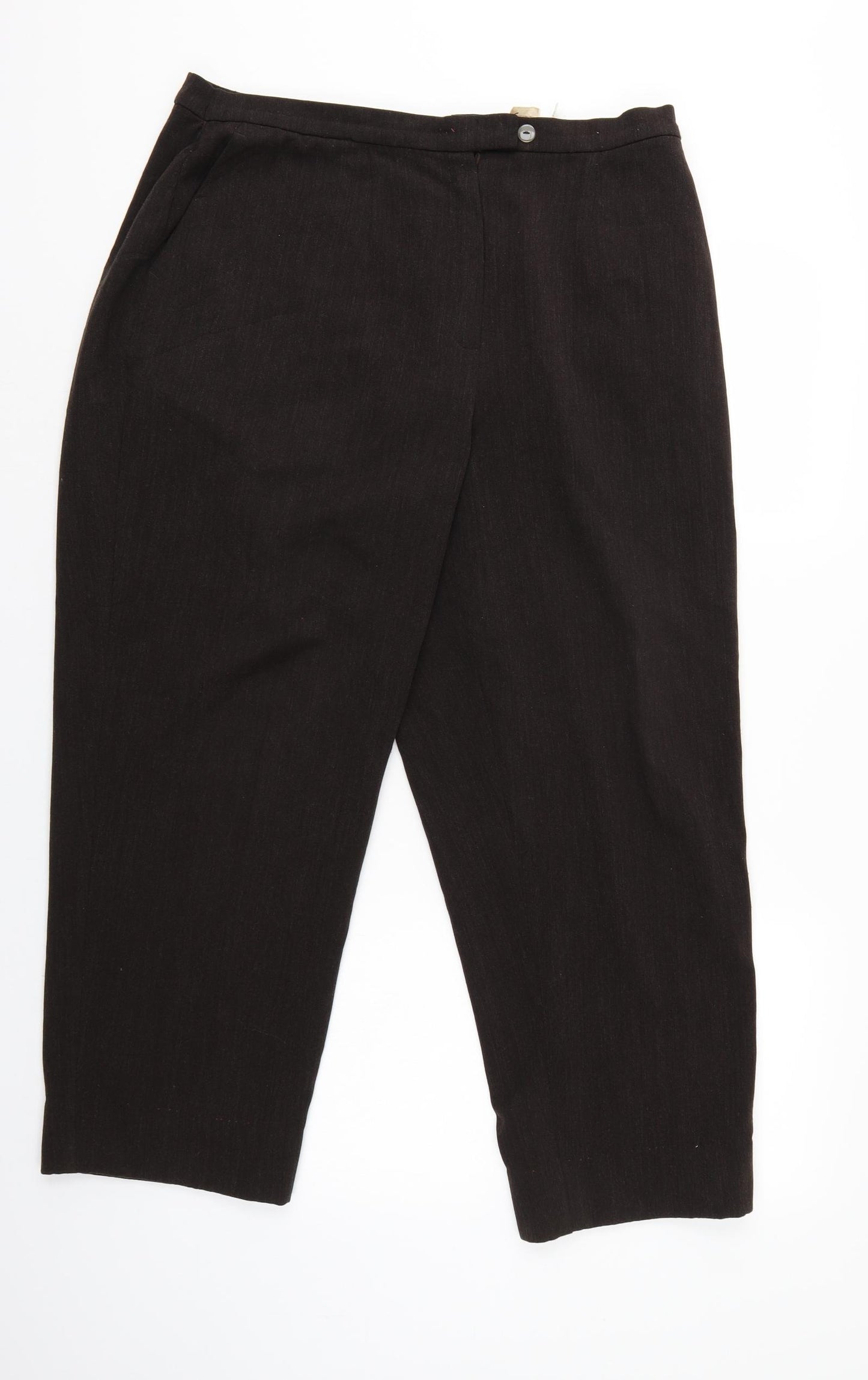 C&A Womens Brown   Trousers  Size 20 L27 in
