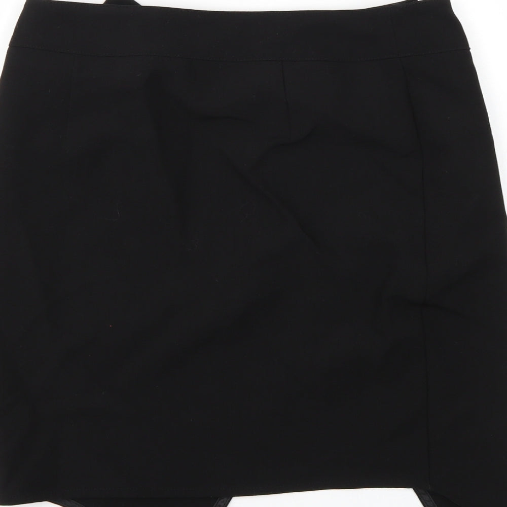 Divided Womens Black   A-Line Skirt Size 28 in  - size 6-8