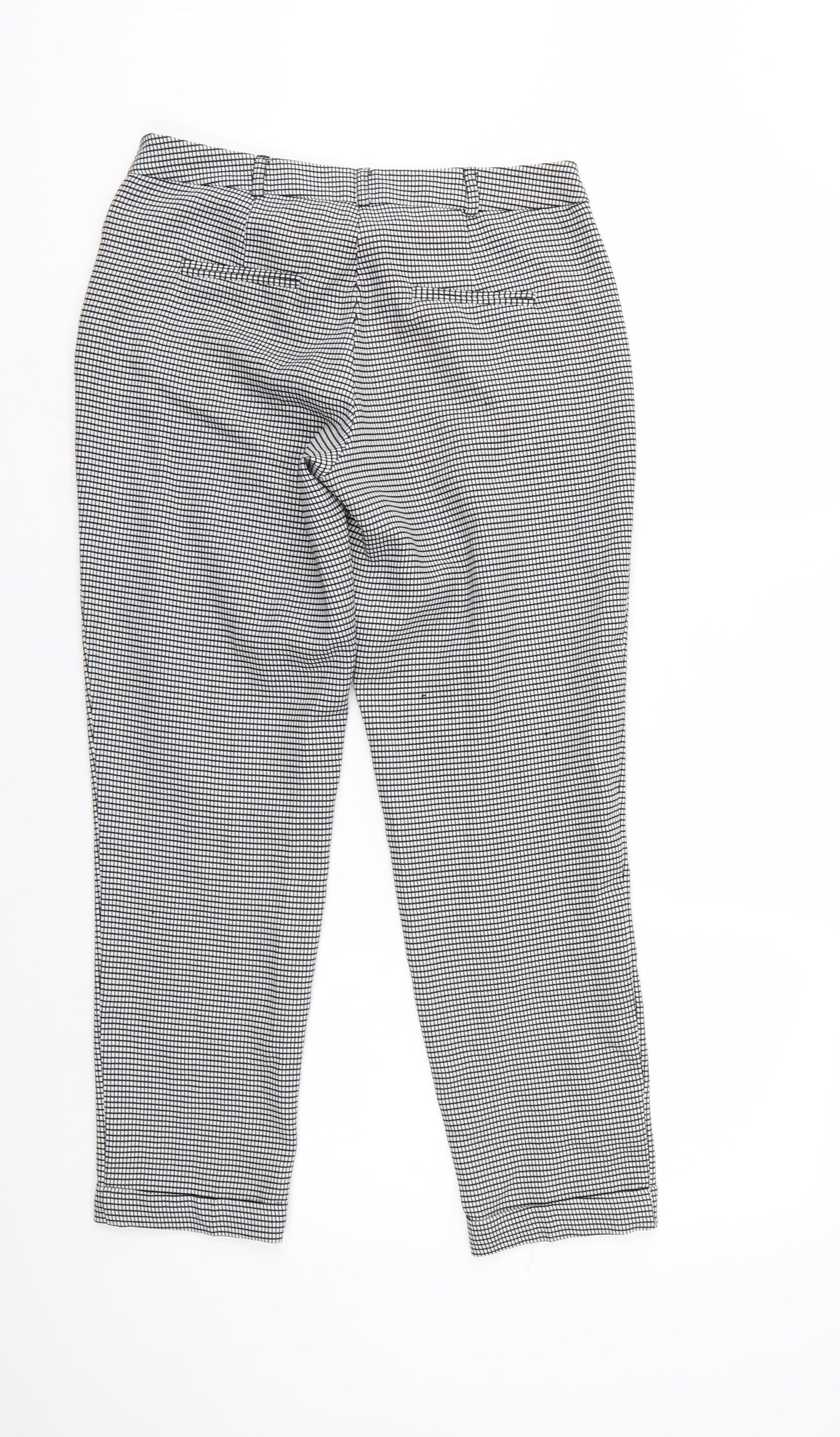 Dorothy Perkins Womens Multicoloured Check  Trousers  Size 8 L26 in