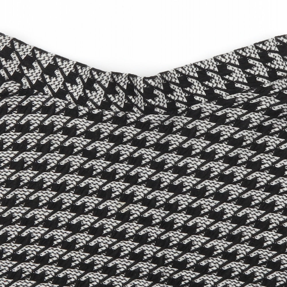 Cooperative Womens Multicoloured Herringbone  A-Line Skirt Size S