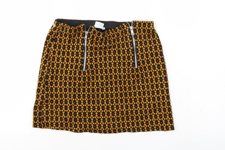Cooperative Womens Multicoloured Polka Dot  A-Line Skirt Size S