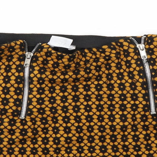 Cooperative Womens Multicoloured Polka Dot  A-Line Skirt Size S