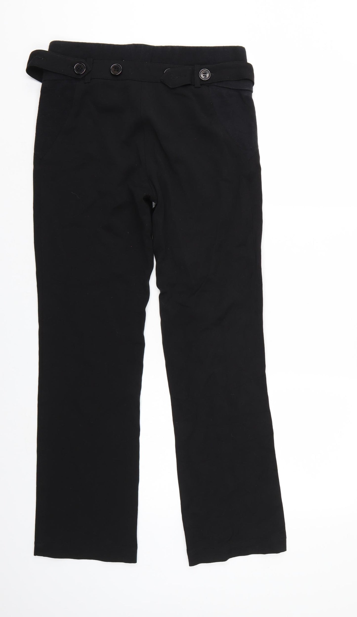 JoJo Maman Bébé Womens Black   Trousers  Size 6 L27 in