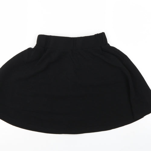 SheIn Womens Black   A-Line Skirt Size 8