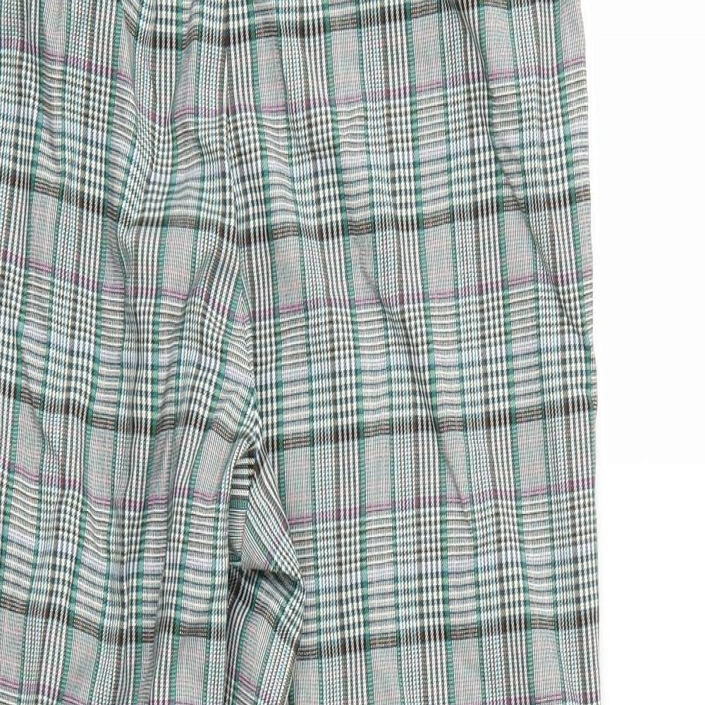 The Evie Womens Multicoloured Check  Trousers  Size 10 L27 in
