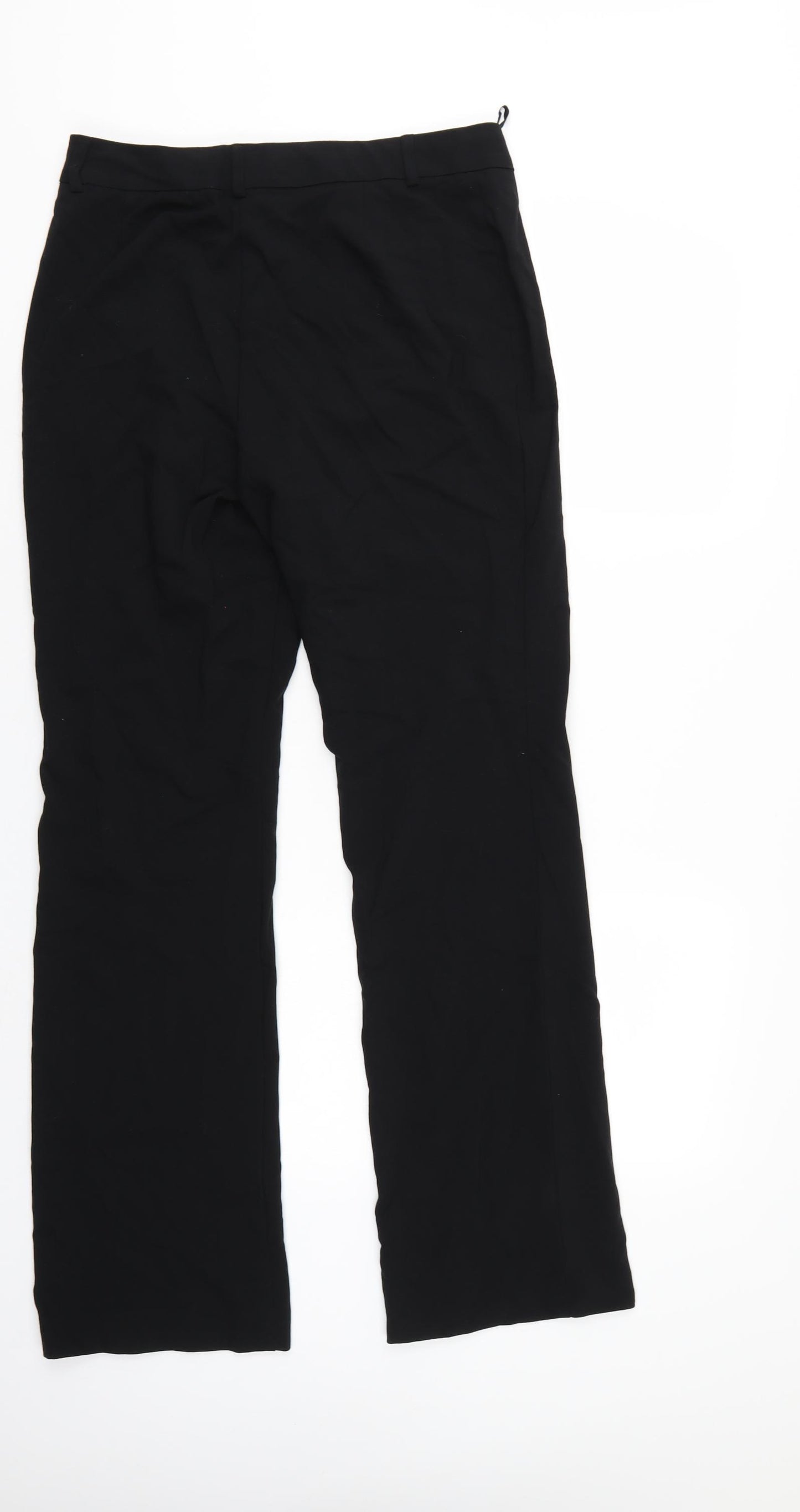M&S Womens Black   Trousers  Size 12 L31 in