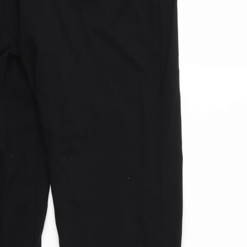M&S Womens Black   Trousers  Size 12 L31 in