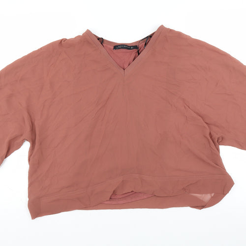 Zara Womens Red   Basic Blouse Size S
