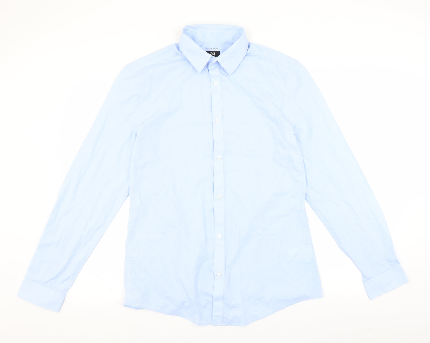 H&M Mens Blue    Dress Shirt Size M