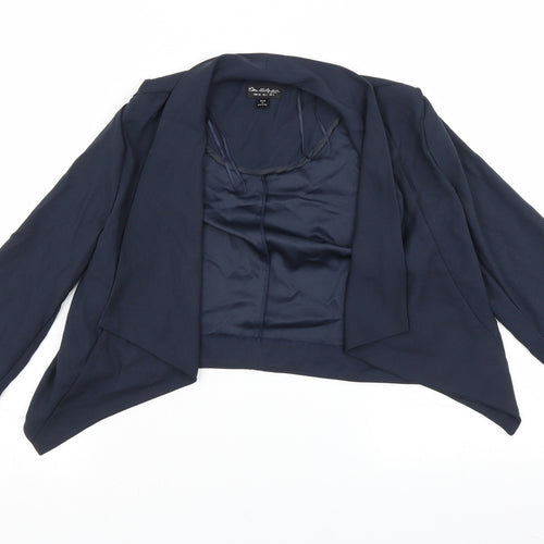 Miss Selfridge Womens Blue   Shrug Jumper Size 6