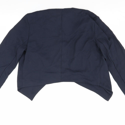 Miss Selfridge Womens Blue   Shrug Jumper Size 6
